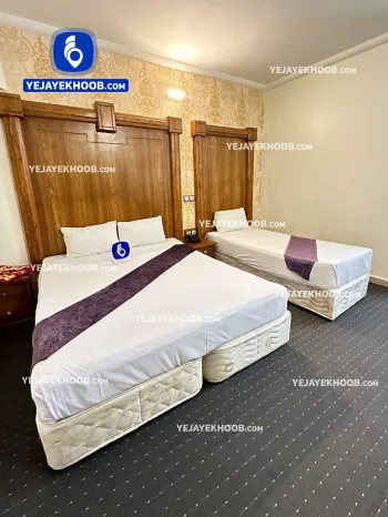 هتل ساوین مشهد - اتاق ۳ تخته (۱ تخت ۲ نفره و ۱ تخت ۱ نفره)