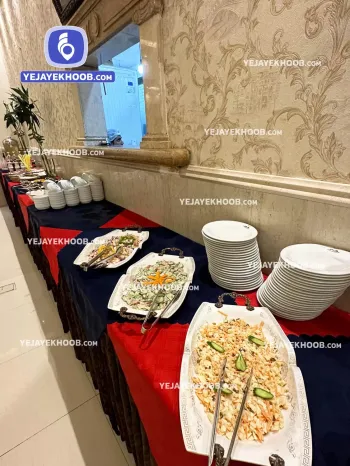 رستوران هتل سهند مشهد - میز سلف سرویس