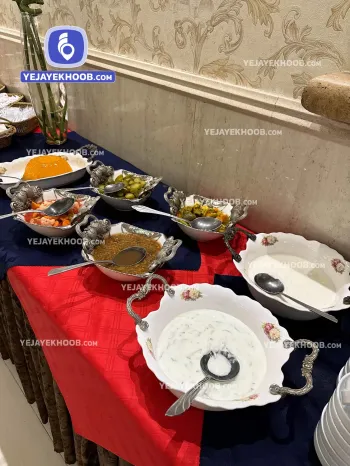 رستوران هتل سهند مشهد - میز مخلفات