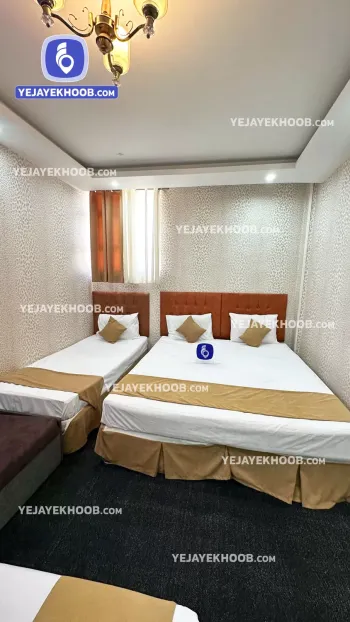 هتل محمدی شاهان مشهد - اتاق ۳ تخته (۱ تخت ۲ نفره و ۱ تخت ۱ نفره) 