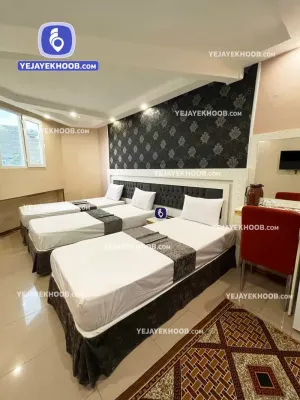هتل شریف مشهد - اتاق ۳ تخته (۳ تخت ۱ نفره)