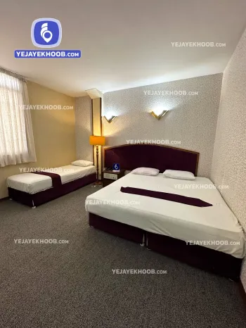 هتل شیراز مشهد - اتاق ۳ تخته (۱ تخت ۲ نفره و ۱ تخت ۱ نفره)    