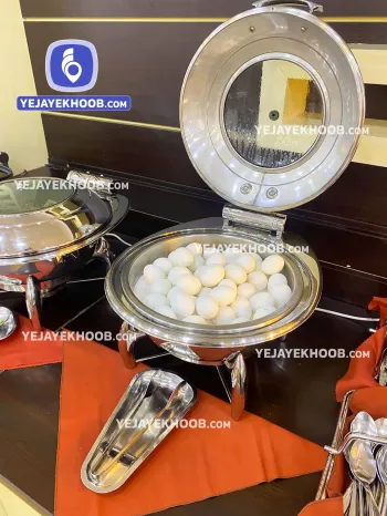 هتل صدف کیش - منوی سلف صبحانه