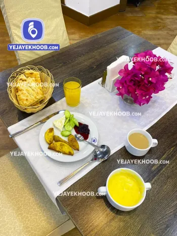 هتل صدف کیش - منوی صبحانه