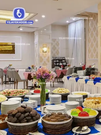 رستوران هتل ضیافت الزهرا مشهد - میز دسر