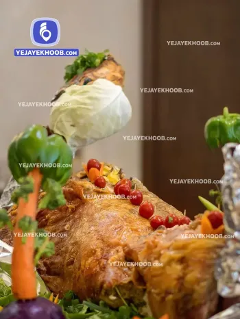 رستوران هتل ضیافت الزهرا مشهد همراه با منو انتخابی (مرغ شکم پر)