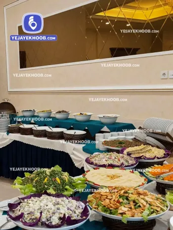 رستوران هتل ضیافت الزهرا مشهد - میز سالاد