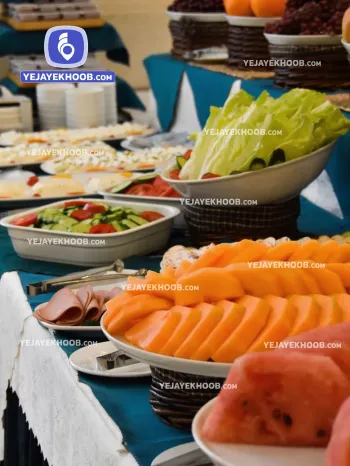 رستوران هتل ضیافت الزهرا مشهد - میز سالاد