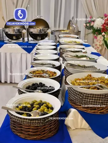 رستوران هتل ضیافت الزهرا مشهد - میز مخلفات