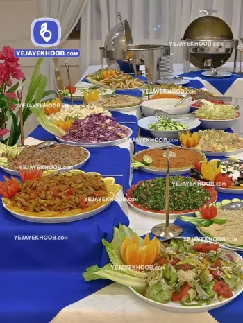 رستوران هتل ضیافت الزهرا مشهد - میز سالاد