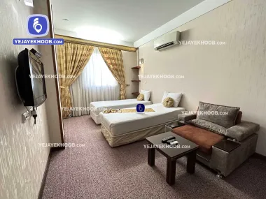 هتل عماد مشهد - اتاق ۲ تخته (۲ تخت ۱ نفره)