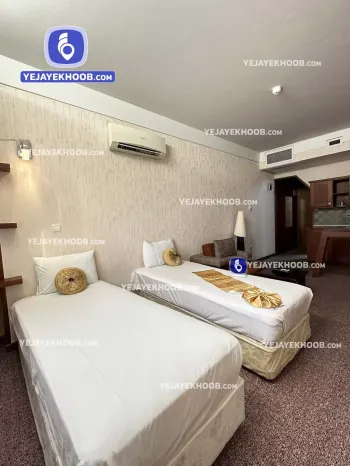 هتل عماد مشهد - اتاق ۲ تخته (۲ تخت ۱ نفره)