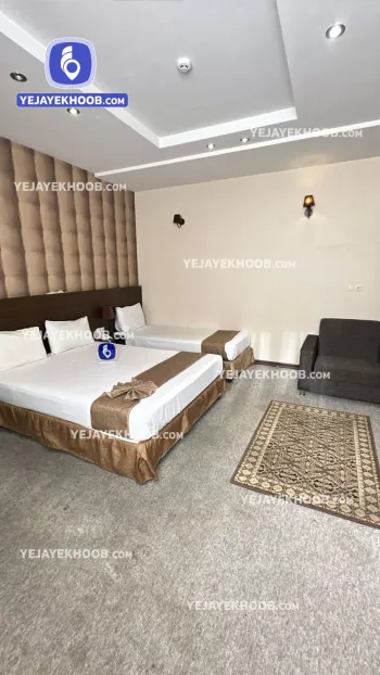 هتل فراز مشهد - اتاق ۳ تخته (۱ تخت ۲ نفره و ۱ تخت ۱ نفره)    