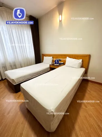 هتل قدس مشهد - اتاق ۲ تخته (۲ تخت ۱ نفره)