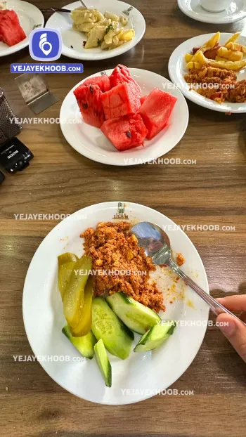 هتل لیلیوم کیش - منوی سلف صبحانه