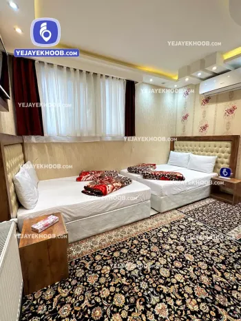 هتل مدینه النور مشهد - اتاق ۴ تخته ( ۴ تخت ۱ نفره) 