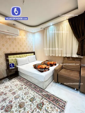 هتل مدینه النور مشهد - اتاق ۲ تخته (۱ تخت ۲  نفره) 