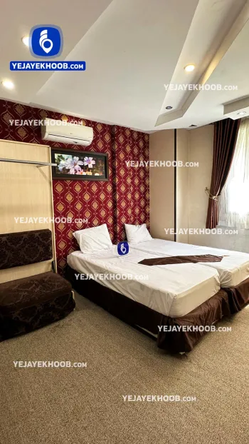 هتل مرمر مشهد - اتاق ۲ تخته ( یک تخت دبل ) همراه با کاناپه تختخوابشو