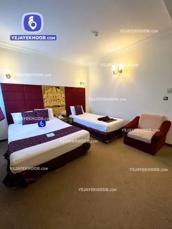 هتل مشهد مشهد - اتاق ۳ تخته (۱ تخت ۲ نفره و ۱ تخت ۱ نفره)    