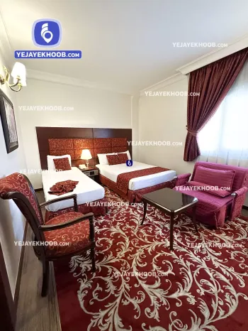 هتل مشهد مشهد - اتاق ۳ تخته (۱ تخت ۲ نفره و ۱ تخت ۱ نفره)    