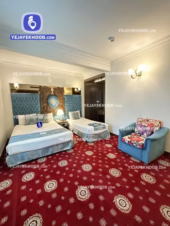 هتل مشهد مشهد - اتاق ۳ تخته (۱ تخت ۲ نفره و ۱ تخت ۱ نفره)    