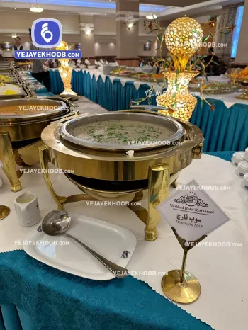 رستوران هتل مشهد مشهد همراه با منو انتخابی (سوپ قارچ)