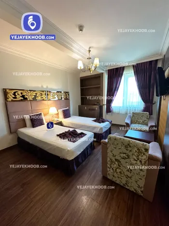 هتل مشهد مشهد - اتاق ۲ تخته (۲ تخت ۱ نفره)