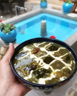 اقامتگاه سنتی میناس اصفهان - منو بوفه رستوران (آش)