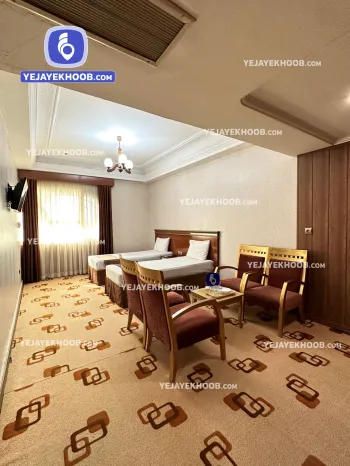 هتل نور مشهد - اتاق ۲ تخته (۲ تخت ۱ نفره)