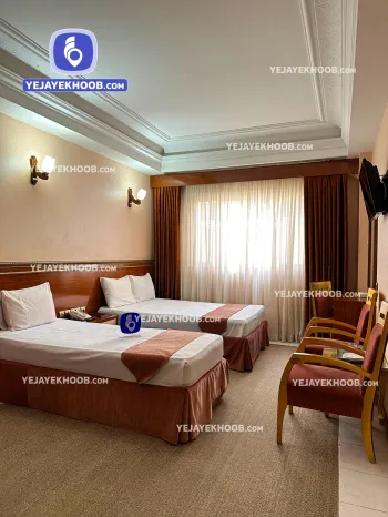 هتل نور مشهد - اتاق ۳ تخته (۱ تخت ۲ نفره و ۱ تخت ۱ نفره)    