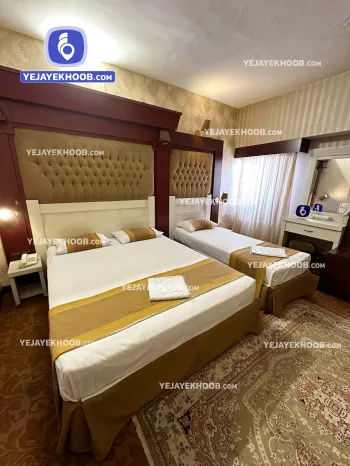 هتل نیما مشهد - اتاق ۳ تخته (۱ تخت ۲ نفره و ۱ تخت ۱ نفره)    