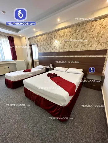 هتل نیکو مشهد - اتاق ۳ تخته (۱ تخت ۲ نفره و ۱ تخت ۱ نفره)    