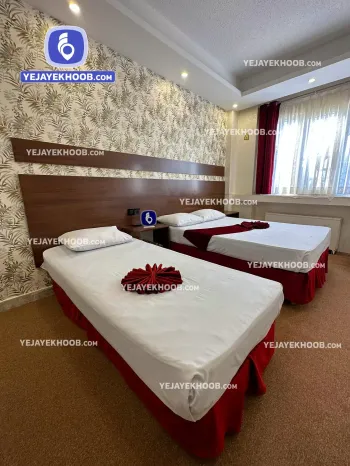 هتل نیکو مشهد - اتاق ۳ تخته (۱ تخت ۲ نفره و ۱ تخت ۱ نفره)    