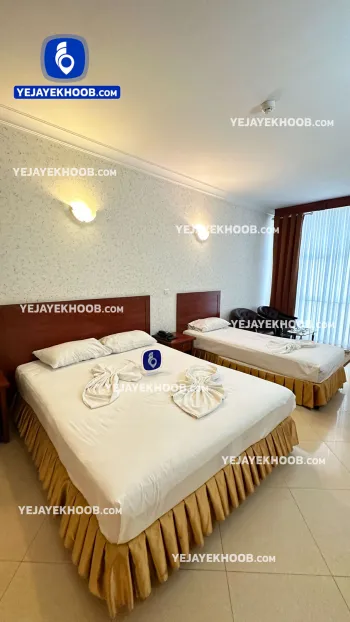 هتل هلیا مشهد - اتاق ۳ تخته (۱ تخت ۲ نفره و ۱ تخت ۱ نفره)