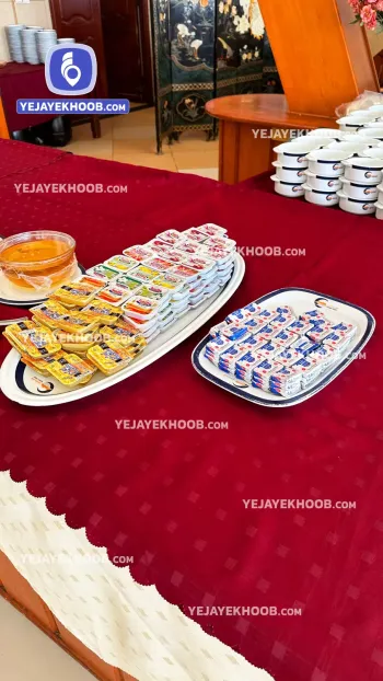 هتل پارمیس کیش - منوی سلف صبحانه