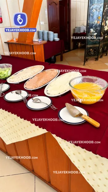 هتل پارمیس کیش - منوی سلف صبحانه