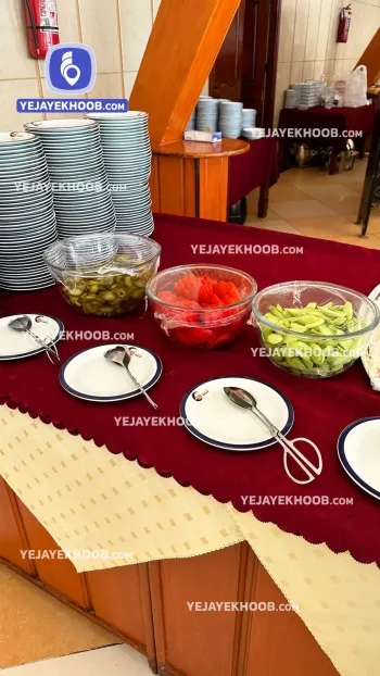 هتل پارمیس کیش - منوی سلف صبحانه