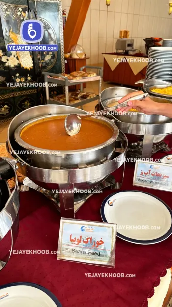 هتل پارمیس کیش - منوی سلف صبحانه