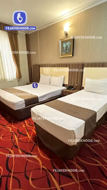 هتل پرستاره مشهد - اتاق ۳ تخته ( یک تخت دبل + یک تخت سینگل )