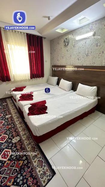هتل پرنده سفید مشهد - اتاق ۳ تخته (۳ تخت ۱ نفره) 