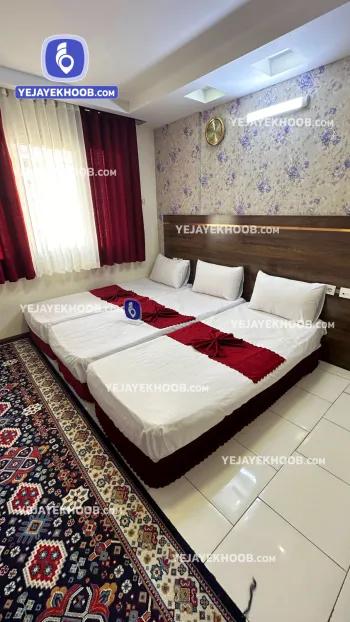 هتل پرنده سفید مشهد - اتاق ۳ تخته (۳ تخت ۱ نفره) 