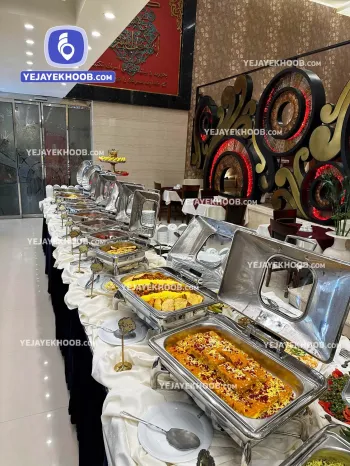 رستوران هتل کیانا مشهد - میز سلف سرویس