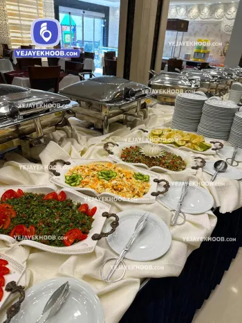 رستوران هتل کیانا مشهد - میز سالاد