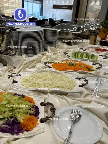 رستوران هتل کیانا مشهد - میز سالاد