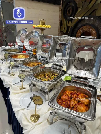 رستوران هتل کیانا مشهد - میز سلف سرویس
