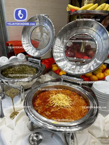 رستوران هتل کیانا مشهد - منو سلف سرویس