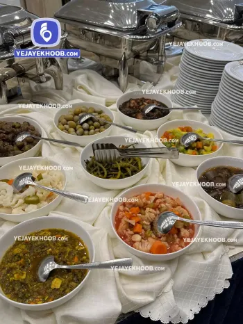 رستوران هتل کیانا مشهد - منو مخلفات