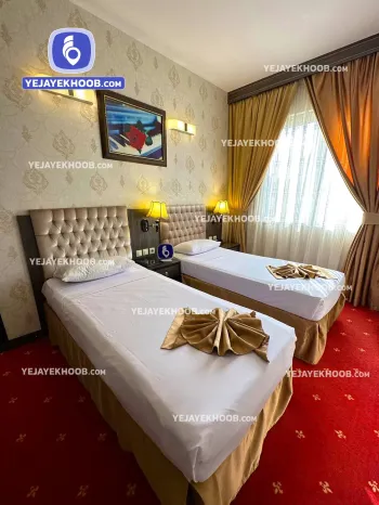 هتل کیانا مشهد - اتاق ۲ تخته (۲ تخت ۱ نفره)