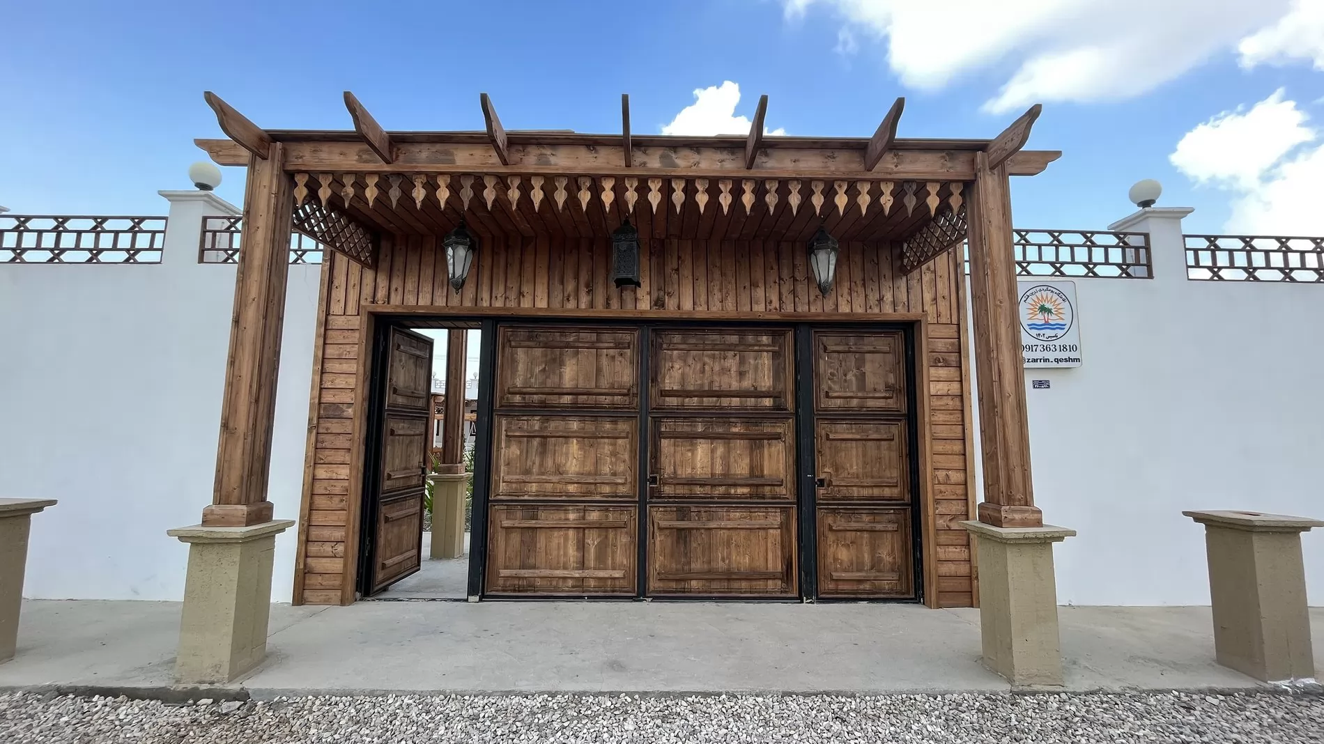 اقامتگاه بومگردی زرین قشم - ورودی