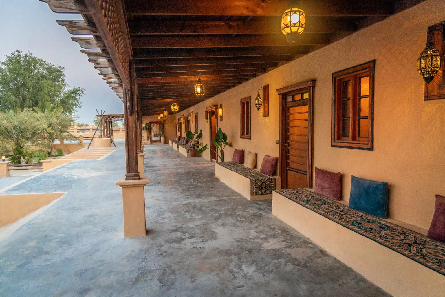 اقامتگاه بومگردی نخل ناخدا قشم - نمای بیرونی